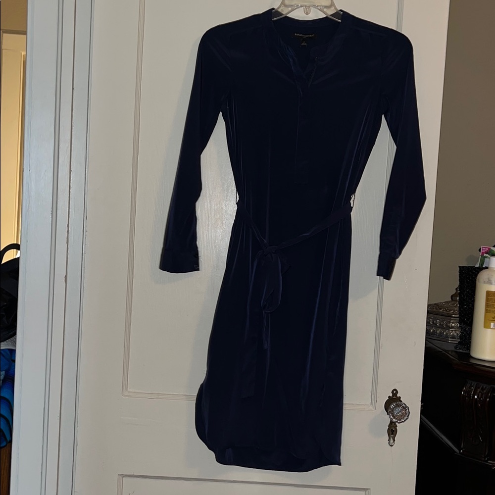 Banana Republic Navy Blue Dress